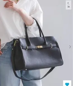 現行品　NOBLE MILOS/ミロス 金具付きショルダー　美品　ブラック