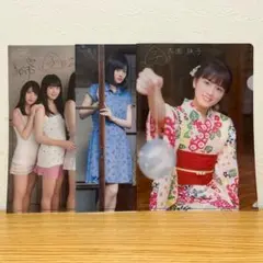 乃木坂46 3期生 サイン付き クリアファイル3枚セット