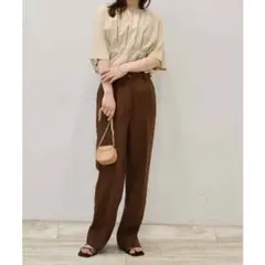 ソルレム solleim ウエストタックTシャツ （ベージュ）定価5289円