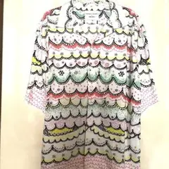 ツモリチサト＆ニコアンド コラボ：シャツ＜スカラップ＞ サイズ L