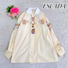 ESCADA エスカーダ　REGATTA 刺繍　長袖シャツ　34