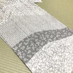 正絹 付け下げ【ますいわ屋】《グレー茶屋辻 小花》