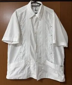 ジーディーシー GDC 刺繍入り ホワイト 半袖 キューバシャツ 熊谷隆志 GDC SPRING AND SUMMER 2025 CUBAN SHIRT GDCがこれまで幾度と