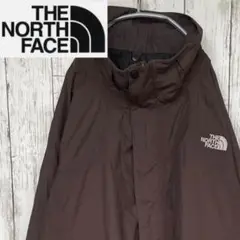 【USA規格】THE NORTH FACE マウンテンパーカー 刺繍ロゴ 茶