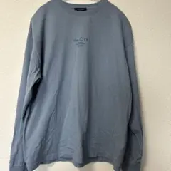 BACK NUMBER ブルー ロンT M