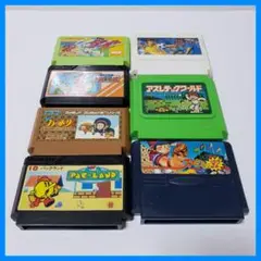 ファミコンソフトまとめ売り 7本【ジャンク】