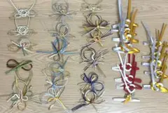 水引　パーツ　29個セット　ハンドメイド　リメイク　水引アート