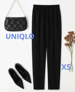 UNIQLO ブラック　パンツ ゆったり ワイド　XS