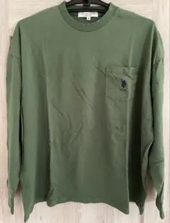 U.S.Polo ロンT グリーン