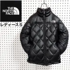 【USED】ノースフェイス☆ダウンジャケット 黒ブラック レディースS