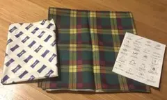 ISETAN オリジナルマクミラン柄風呂敷 説明書付き