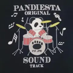 PANDIESTA　パンディエスタ　Tシャツ　ドラム　オリジナルサウンドトラック