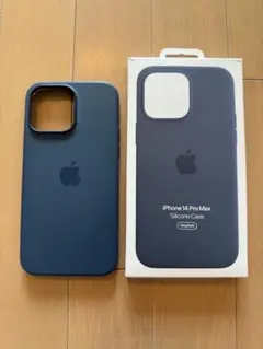 iPhone 14 Pro Max シリコンケース ネイビー
