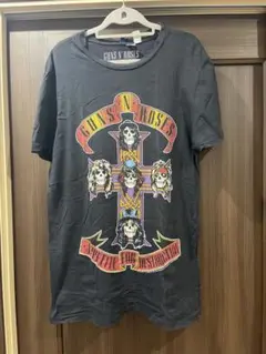 GUNS N' ROSES バンドTシャツ　首周りダメージ加工