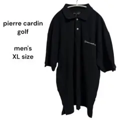 【美品】pierre cardin golf　ピエール・カルダン　黒　XLサイズ