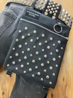 GlyPhS punk rockラウンドstuds W ZIPサイドベルトバッグ