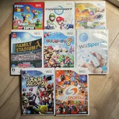 Wii ソフト ８本セット