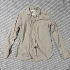 FINGER FOX AND SHIRTS ベージュ長袖シャツ S