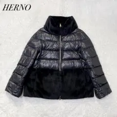 極美品✨HERNO ナイロンウルトラライト レディケープ 48 3XL