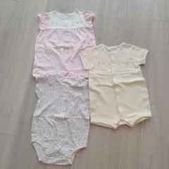 ファミリア ロンパース3点まとめ売り