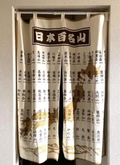 日本百名山のれん