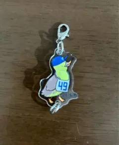 日本ハムファイターズ　カルガモ隊 アクリルキーホルダー ♯49 若林晃弘選手