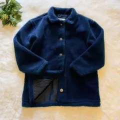 【 USA製 希少ボアコート】L.L.Bean エルエルビーン 銀ボタン L