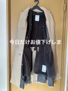 ライナー付きトレンチコートサイズ38