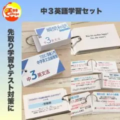 中3英語学習セット　中3英文法＋瞬間和訳カード　英文読解　英文解釈　速読