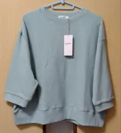 【タグ付き】クルーネックカットソー ミントグリーン デッサン WORLD