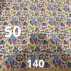 ディズニー 生地 ミッキー ミニー フード柄 ハンドメイド