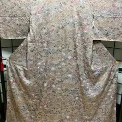 ［5167］小紋 美品 辻ヶ花 逸品 正絹 着物 袷