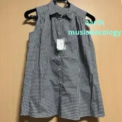 新品　earth music&ecology ノースリーブ ブラウス　シャツ