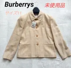 【Burberrys】 未使用品 ギンガムチェック ジャケット レディース M