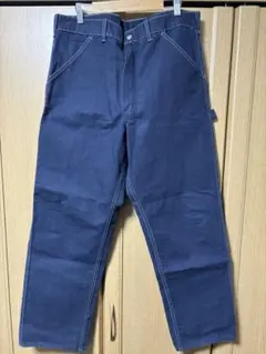 70s SEARS ワークパンツ ダークブルー ミントストック　W38 L30