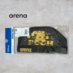 入手困難 arena アリーナ プーさん スイムキャップ 黒 M