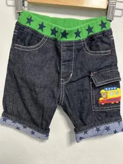 夏物セール　美品　18日まで値下げミキハウス バス刺繍パンツ