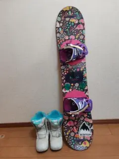 110cmバートン スノーボード キッズ チクレット(オマケブーツ21cm)