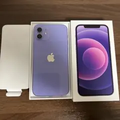 【美品】iPhone12 64GB パープル SIMロック解除済み