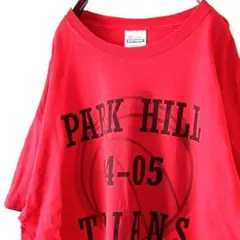 ヘインズ パークヒル The Sixth Man Tシャツ XL レッド古着