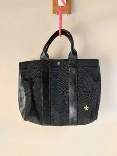 黒色トートバッグ◆メーカー不明
