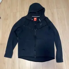 NIKE テックフリース　ブラック　黒　ジップ