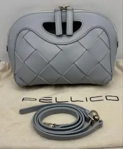 美品】 PELLICO ペリーコ イントレチャート 2way ショルダーバッグ