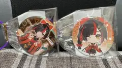 【未開封品】ぶいすぽっ！　GiGO限定　缶バッジ　蝶屋はなび 2種セット