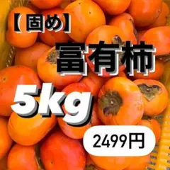 ★固い★【富有柿 約5.0kg】ご家庭用 送料込 2,499円