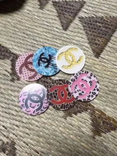 アクリルパーツ　6個　4cm