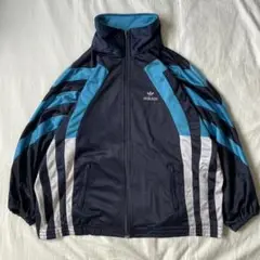 adidas アディダス トラックジャケット 90s ネイビー ブルー 青