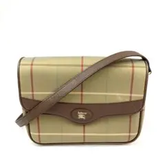 美品 BURBERRY ロゴ ショルダーバッグ