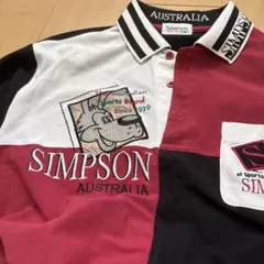 SIMSPON 長袖ポロシャツ M SPORTS casual
