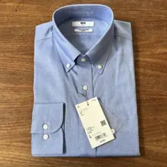 【新品】ユニクロ　スーパーノンアイロンスリムフィットシャツ　L